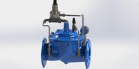 물 시스템에 대한 블루 RAL 5010 유연 철과 함께 누출 물 압력 완화 밸브