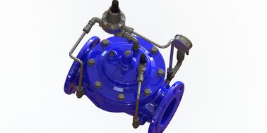 물 시스템에 대한 블루 RAL 5010 유연 철과 함께 누출 물 압력 완화 밸브