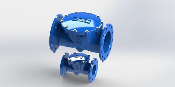 EN12266 시험 표준 산업용 유체 제어용 플랜지 연결 유형 및 EPDM 밀폐 재료와 함께 스윙 플렉스 체크 밸브