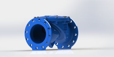 물 ISO 인증 스윙 플렉스 체크 밸브, 연성 철 바디 재질, 온도 범위 0-80°C