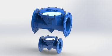 물 ISO 인증 스윙 플렉스 체크 밸브, 연성 철 바디 재질, 온도 범위 0-80°C