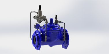 스테인리스 스틸 파일럿 흐름 제어 밸브 EPDM 밀폐 수동 작동 0-80 ° F 온도 범위 PN10/16/25