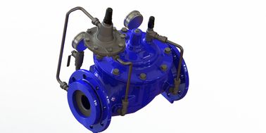 SS304 파일럿 조작 흐름 제어 밸브 PN10/16/25 Ral5005 0~80°F 온도 범위