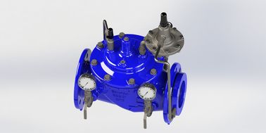 스테인리스 스틸 파일럿 흐름 제어 밸브 EPDM 밀폐 수동 작동 0-80 ° F 온도 범위 PN10/16/25