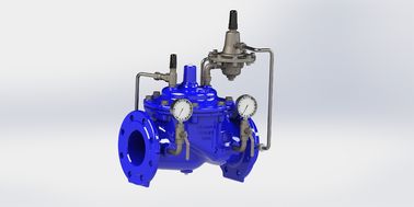 수동 작동 SS304 파일럿 물 흐름 제어 밸브 EPDM 밀폐 재료 밀폐
