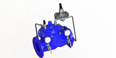 블루 Ral5005 EPDM 밀폐 A400 흐름 제어 밸브 SS304 파일럿