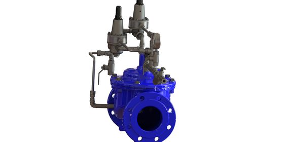 PN25 플랜지 끝 연결과 EPDM 대막과 함께 나일론 강화와 함께 급류 예측 밸브